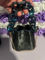R&B Babe Luxury Purse Organizer -Midnight Black