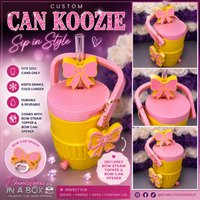🎀 Bow Collection 12oz Can Koozie