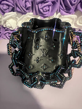 R&B Babe Luxury Purse Organizer -Midnight Black