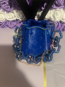 R&B Babe Luxury Purse Organizer Blue
