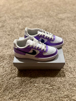 Custom AF1s Painted with Check