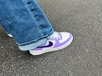 Custom AF1s Painted with Check