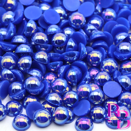 Sapphire AB Pearl Resin Flat back Loose Mix 2mm to 8mm