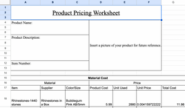 The Profitability Worksheet