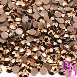 Copper Resin Flat Back Loose Rhinestones