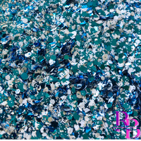 Blueberry Snow Cone Chunky Mix Glitter
