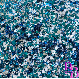 Blueberry Snow Cone Chunky Mix Glitter