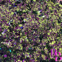 Purple Lime  Chunky Mix Glitter
