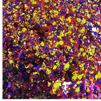Diamond Golden Red Purple Chunky Mix Glitter