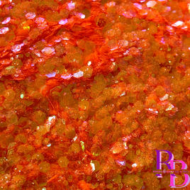 Orange Crush Chunky Mix Glitter