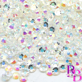 Dazzling Ice AB Resin Flat Back Loose Rhinestones