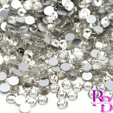 Crystal Glass Flat Back Round Rhinestones