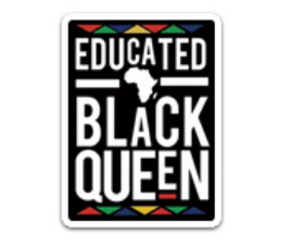 Educated Black Queen Flatback Resin Planar Laser Cut Acrylics
