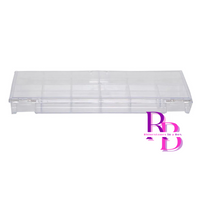 21 Clear Compartment Plastic Rhinestone/Bead Storage Box