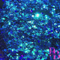 Peacock Sparkle Chunky Mix Glitter