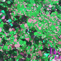 Princess Pink Garden Chunky Mix Glitter