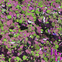 Pinkish Lime Chunky Mix Glitter