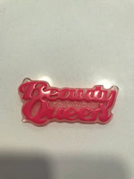 Glitter Beauty Queen DIY Resin Kawaii Cabochons Accessories Flat Back