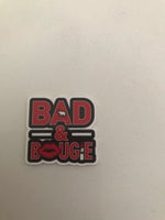 Bad & Bougie Red/Black Flatback Resin Planar Laser Cut Acrylics