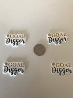 #Goal Digger Flatback Resin Planar Laser Cut Acrylics