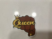 Queen Fist Flatback Resin Planar Laser Cut Acrylics