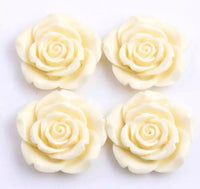 Pastel Big AB Open Flower DIY Resin Kawaii Cabochons Accessories Flat Back