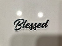 Blessed Flatback Resin Planar Laser Cut Acrylics