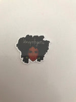 Unapologetic Lady Flatback Resin Planar Laser Cut Acrylics